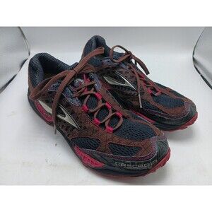 Brooks Cascadia 7 1201091B227 Brown Trail Running Shoes Lace Up Womens Size 11 B